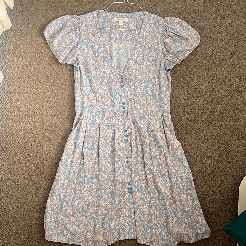 Floral Button-Down Dress